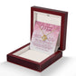 To My Mom "I've Loved You My Whole Life" Love Knot Necklace