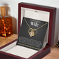 Love Knot Necklace - To My Wife "Never Forget That I Love You"