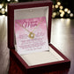 To My Mom "I've Loved You My Whole Life" Love Knot Necklace