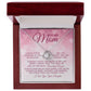 To My Mom "I've Loved You My Whole Life" Love Knot Necklace