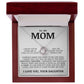 To My Mom "I've Loved You My Whole Life" Love Knot Necklace