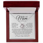 To My Mom on My Wedding Day, Love Knot Necklace