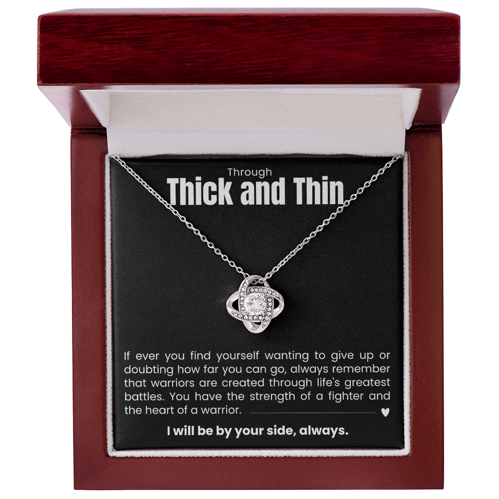 Love Knot Necklace - Through Thick and Thin