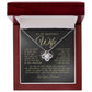 To My Beautiful Wife, Love Knot Necklace