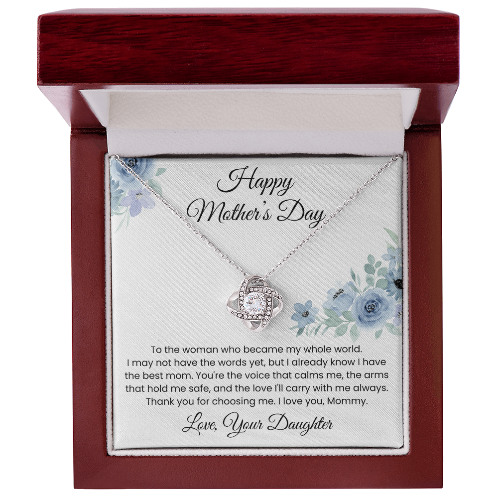 Love Knot Necklace - Happy Mother's Day