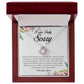 I Am Truly Sorry, Love Knot Necklace