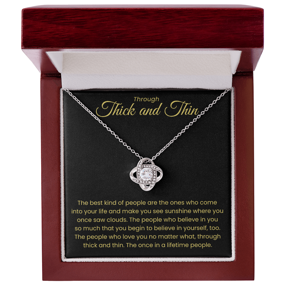 Love Knot Necklace - Through Thick and Thin