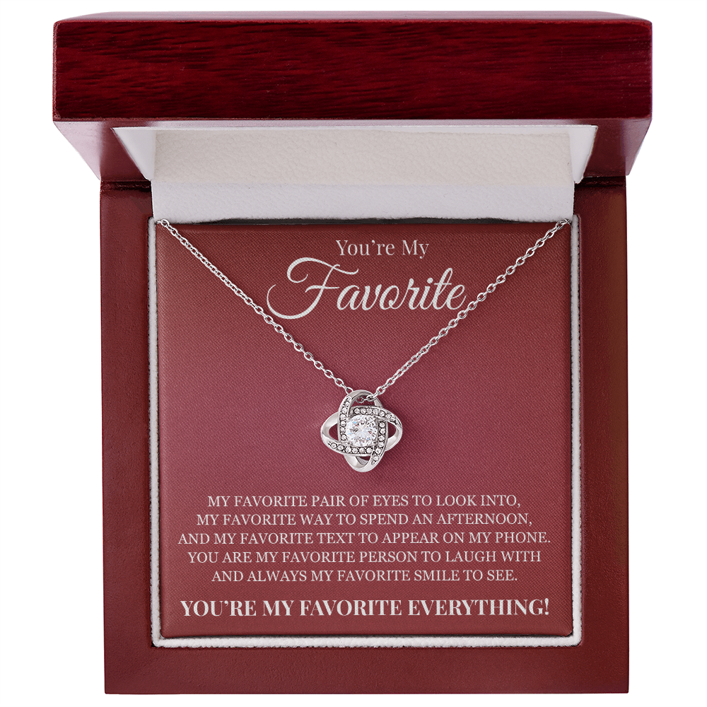 Love knot Necklace - To My Favorite Women