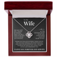 Love Knot Necklace - To My Wife "I Gave My Heart To You"