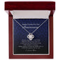 Love Knot Necklace, Happy Twenty Five Year Anniversary