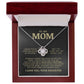 To My Mom "I've Loved You My Whole Life" Love Knot Necklace