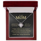 To My Mom "I've Loved You My Whole Life" Love Knot Necklace