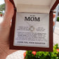 To My Mom "I've Loved You My Whole Life" Love Knot Necklace