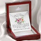 To My Bonus Mom "Thank You For Loving Me As Your Own" Love Knot Necklace