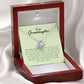 To My Granddaughter, Love Knot Necklace