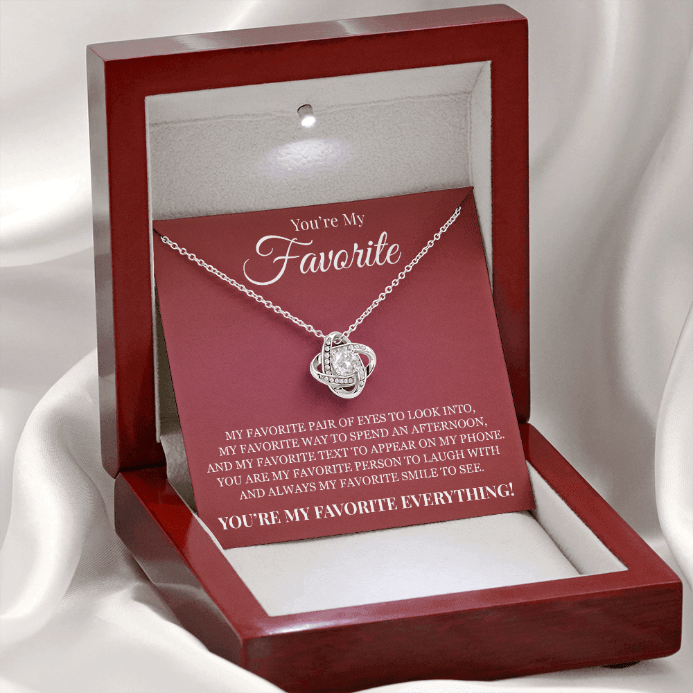 Love knot Necklace - To My Favorite Women