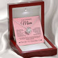 To My Boyfriend's Mom "I Fell In Love With Your Son" Love Knot Necklace