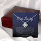 I'm Sorry Gift, Love Knot Necklace