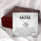 To My Beautiful Mom, Love Knot Necklace