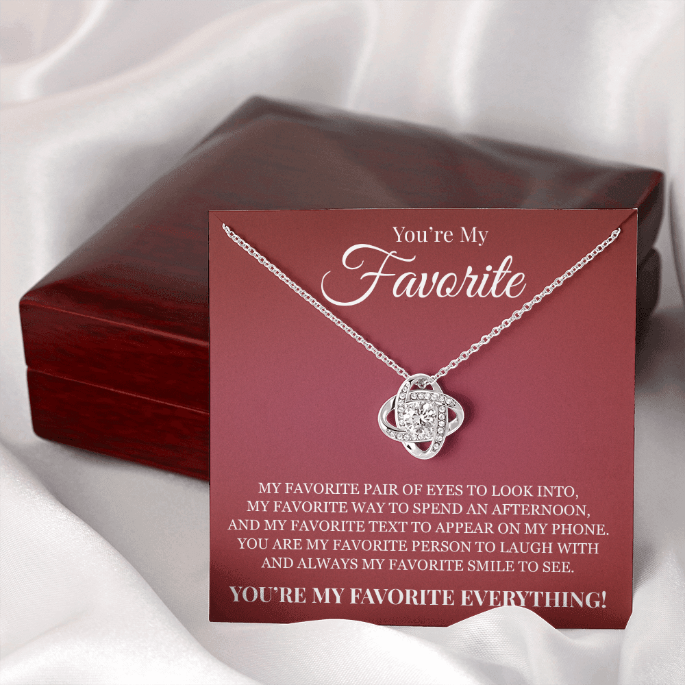 Love knot Necklace - To My Favorite Women