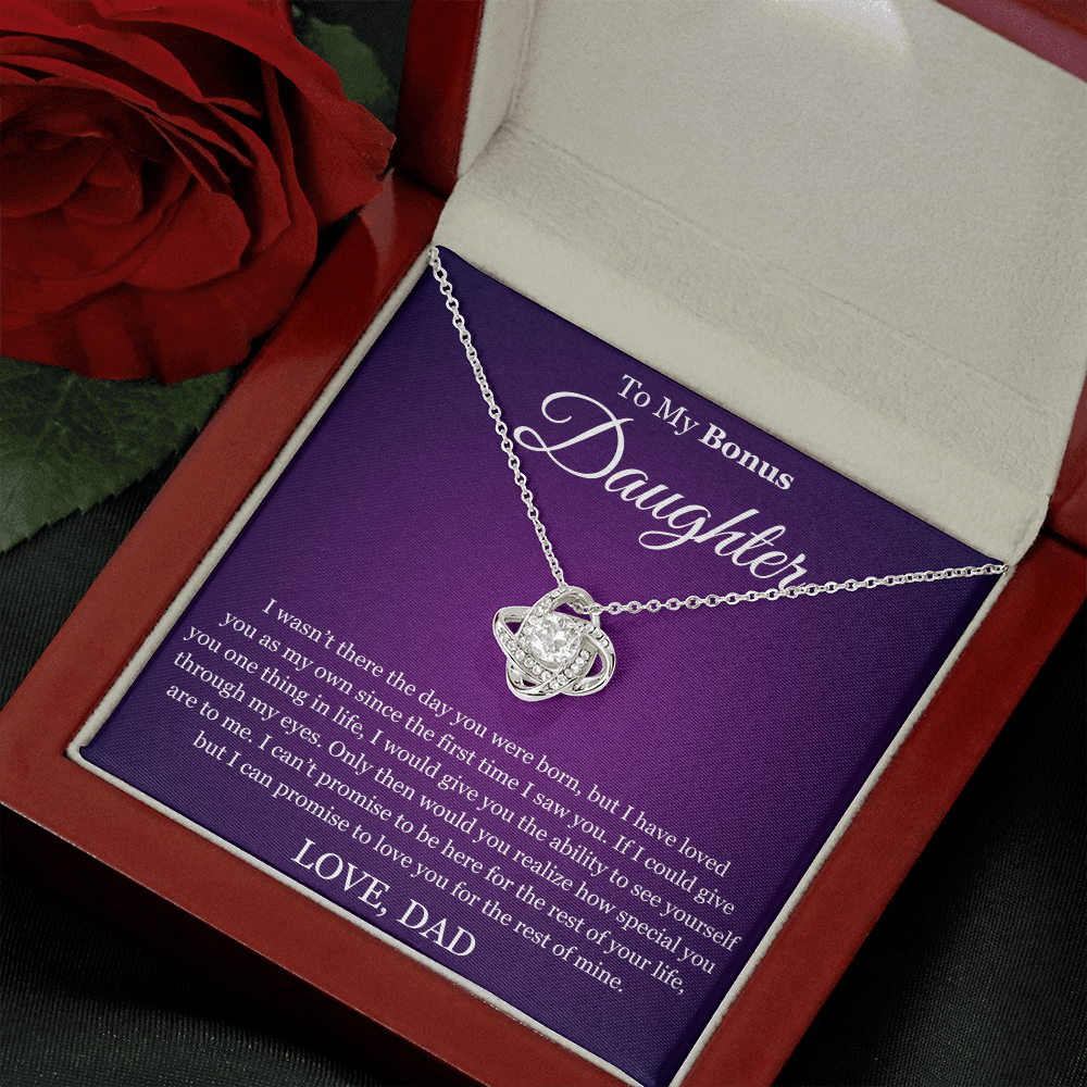 Love Knot Necklace - To My Bonus "Special You Are To Me"