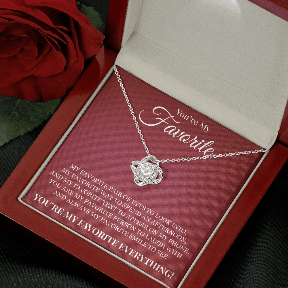 Love knot Necklace - To My Favorite Women