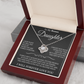 To My Bonus Daughter - Love Knot Necklace