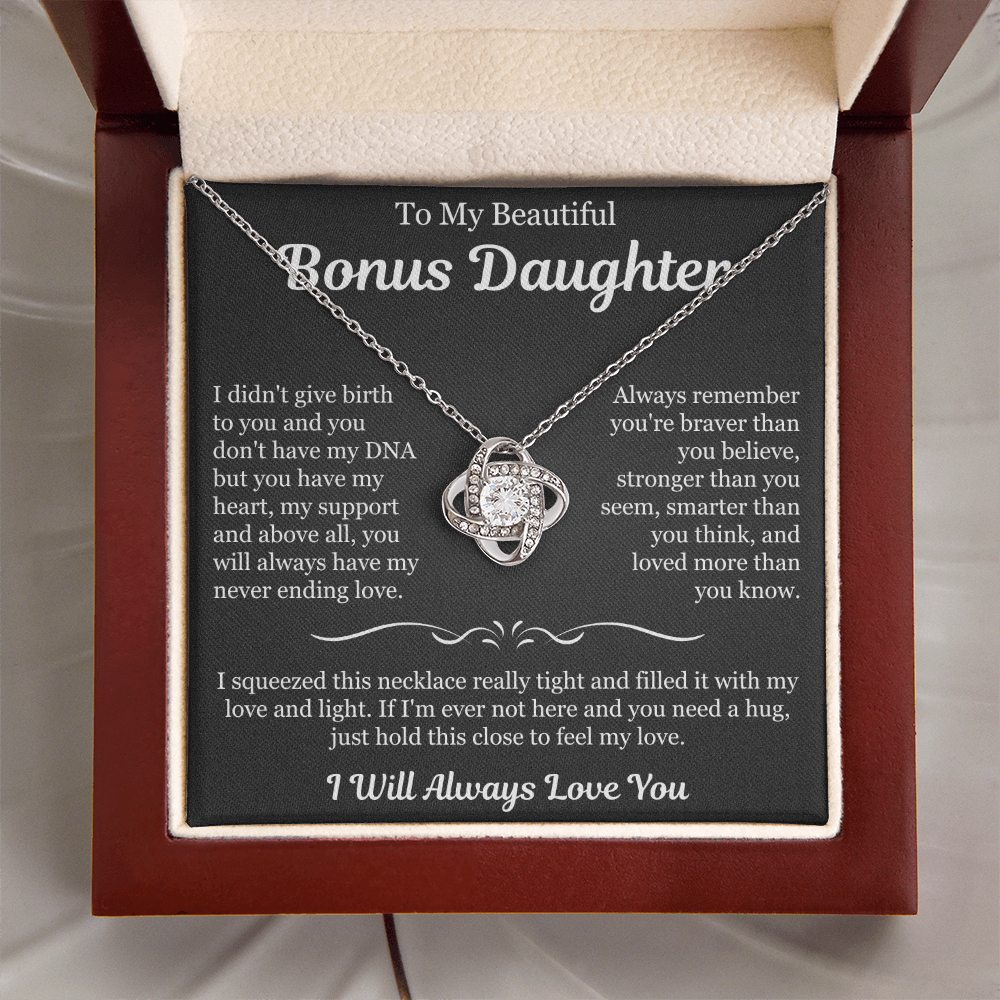 To My Beautiful Bonus Daughter