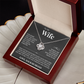 Love Knot Necklace - To My Wife "Never Forget How Special You Are To Me"