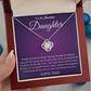 Love Knot Necklace - To My Bonus Daughter