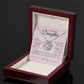To My Beautiful Daughter "You Will Be One of The Most Beautiful Chapters" Love Knot Necklace