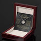 To My Beautiful Daughter "Hold It Tight To Feel My Love" Love Knot Necklace