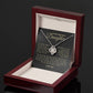 To My Beautiful Daughter "I Will Forever Be Here For You" Love Knot Necklace