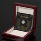 To My Beautiful Soulmate "More Precious Than Words" Love Knot Necklace