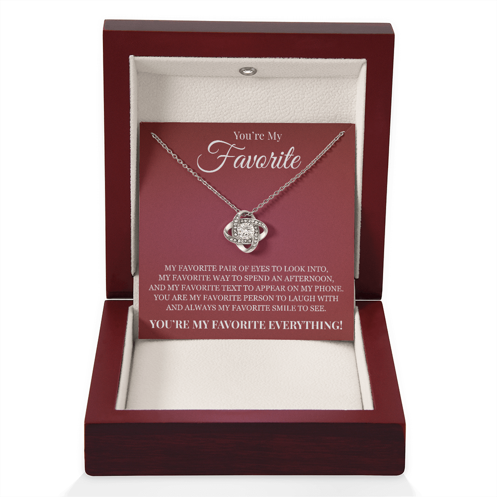 Love knot Necklace - To My Favorite Women