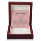 To My Bonus Daughter, Love Knot Necklace