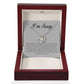 I Am Sorry, Love Knot Necklace