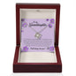 To My Granddaughter "I Will Always Love You" Love Knot Necklace