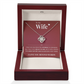 Love Knot Necklace - To My Wife "I Love You Beyond Words"