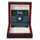 Love Knot Necklace - To My Wife "You Are My Queen"