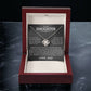To My Daughter "Love You, Protect You and Believe In You" Love Knot Necklace