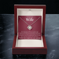 Love Knot Necklace - To My Dear Wife "My Better Half"