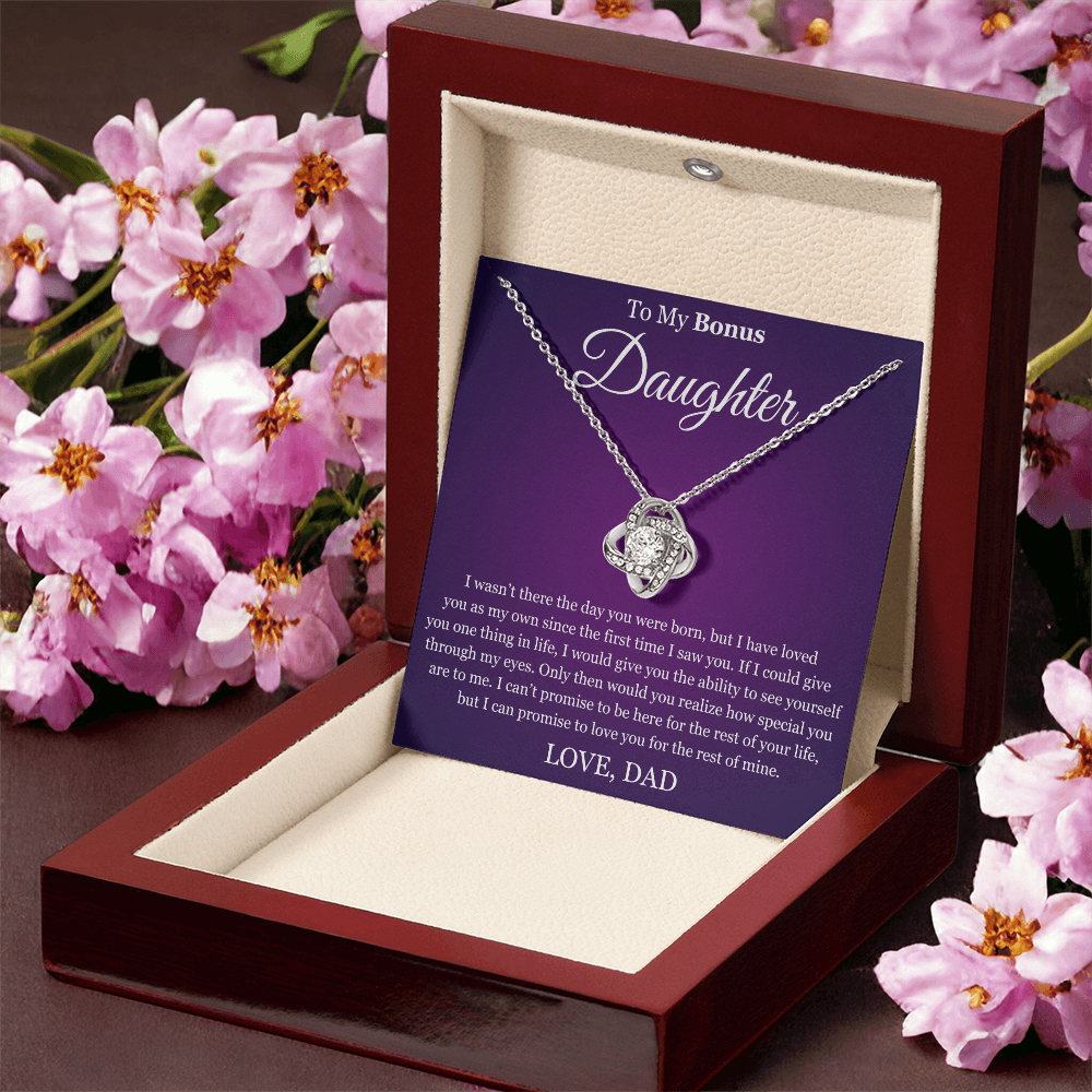 Love Knot Necklace - To My Bonus "Special You Are To Me"