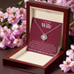 Love Knot Necklace - To My Dear Wife "My Better Half"