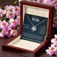 Love Knot Necklace - To My Wife "Never Forget That I Love You"