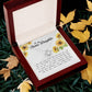 To My Bonus Daughter, Love Knot Necklace