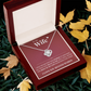 Love Knot Necklace - To My Wife "I Love You Beyond Words"