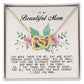 To my Beautiful Mom, Interlocking Hearts Necklace, Mother's Day Gift