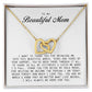 To My Beautiful Mom, Interlocking Hearts Necklace