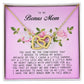To My Bonus Mom, Interlocking Hearts Necklace
